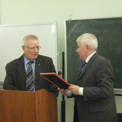Г.Н. Горшенков - почётный профессор Клуба